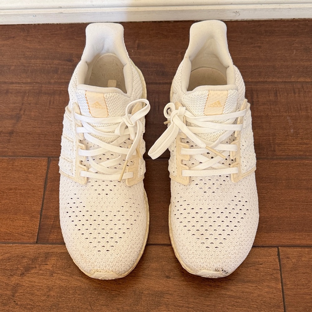 adidas Off-White Knit Running Sneakers